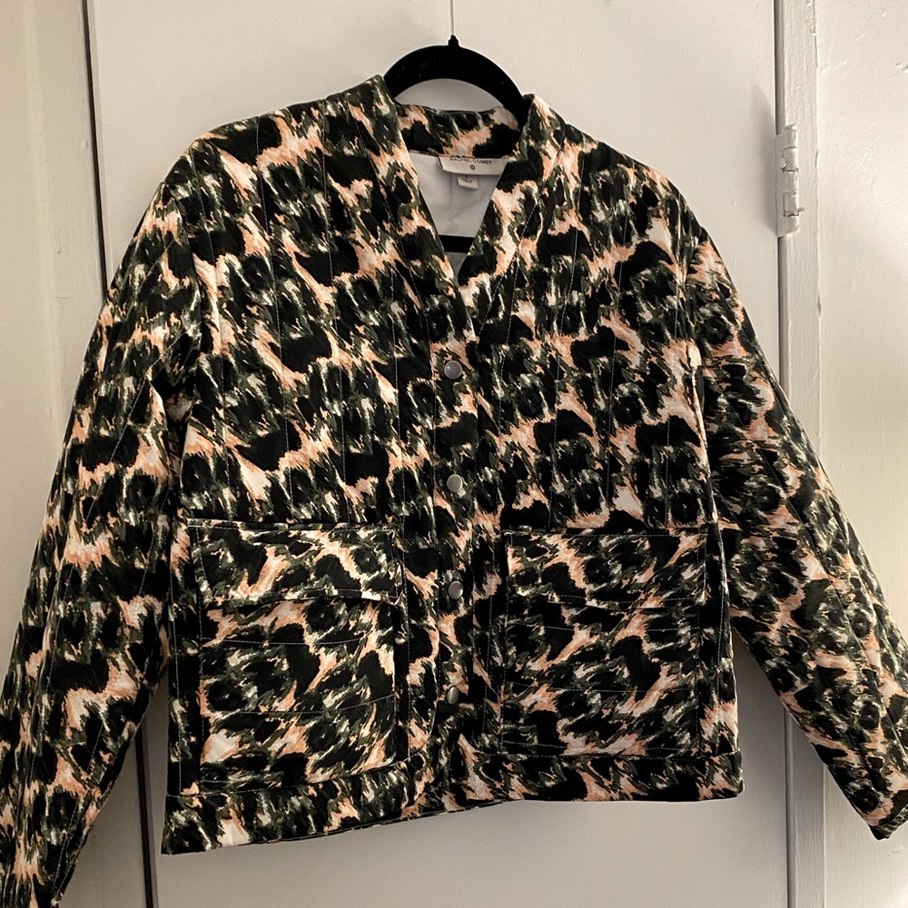Rachel Comey Target Like New Leopard Quilted Jacket size small